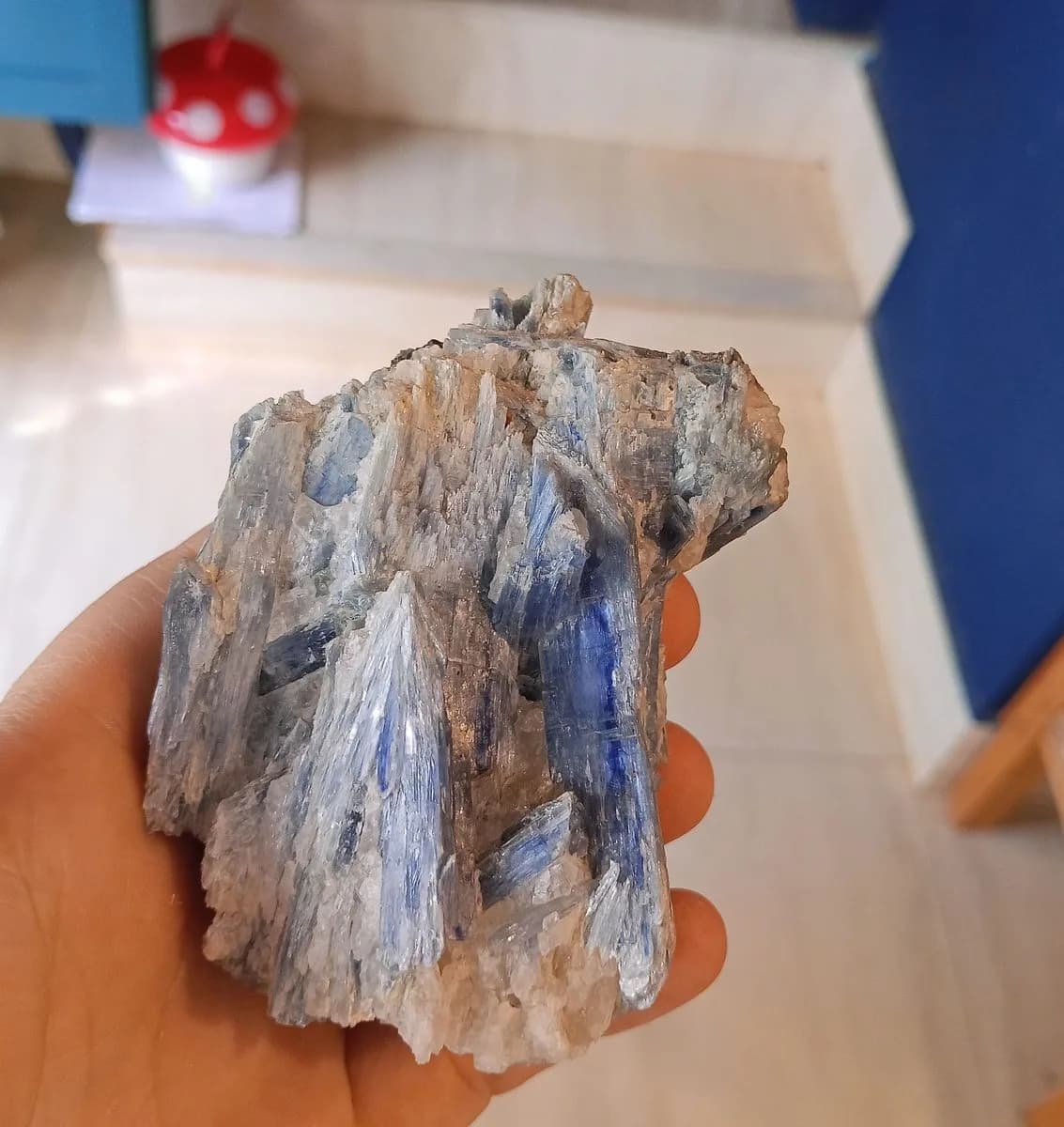 Drusa - Cianita Azul Pedra de São Miguel