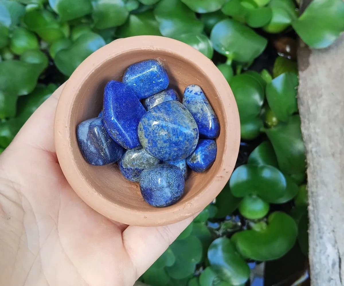 Pedra lápis lazuli