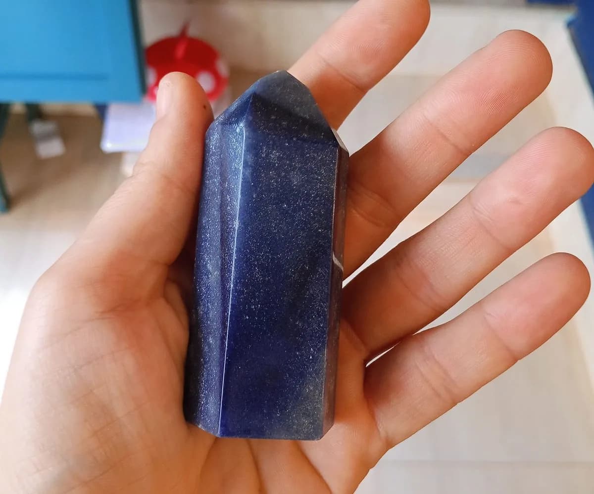 Ponteira de Sodalita azul