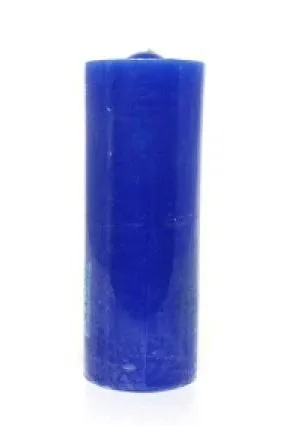 Vela 7 dias azul escuro