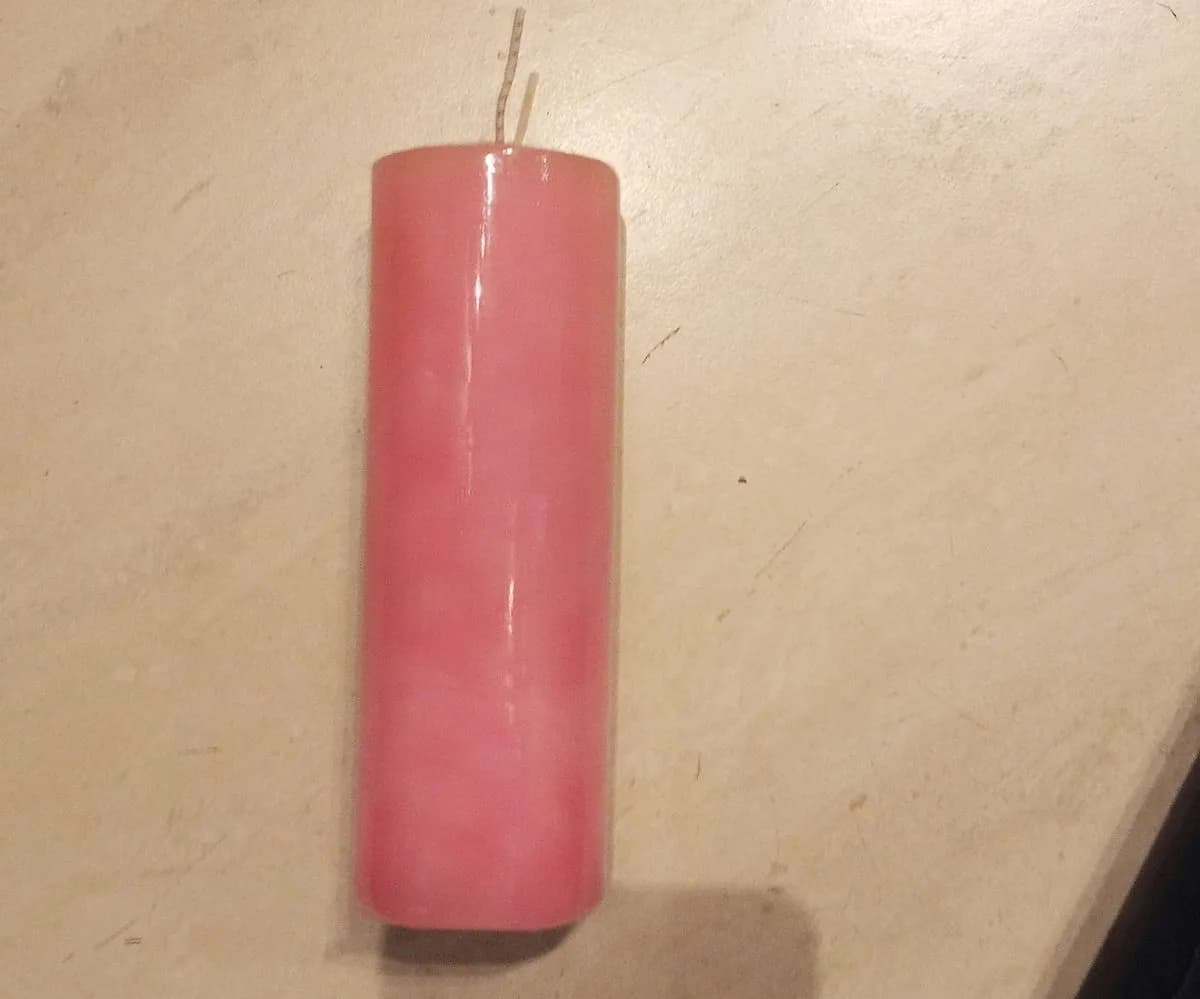 Vela 7 dias Rosa