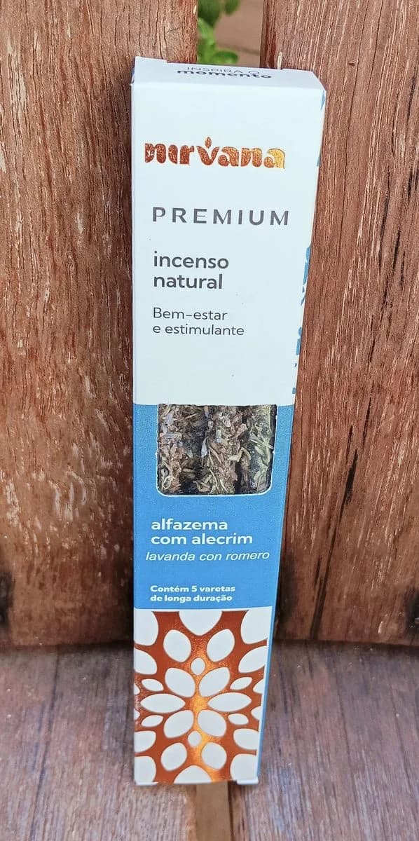 Incenso Nirvana Premium - Alfazema com Alecrim